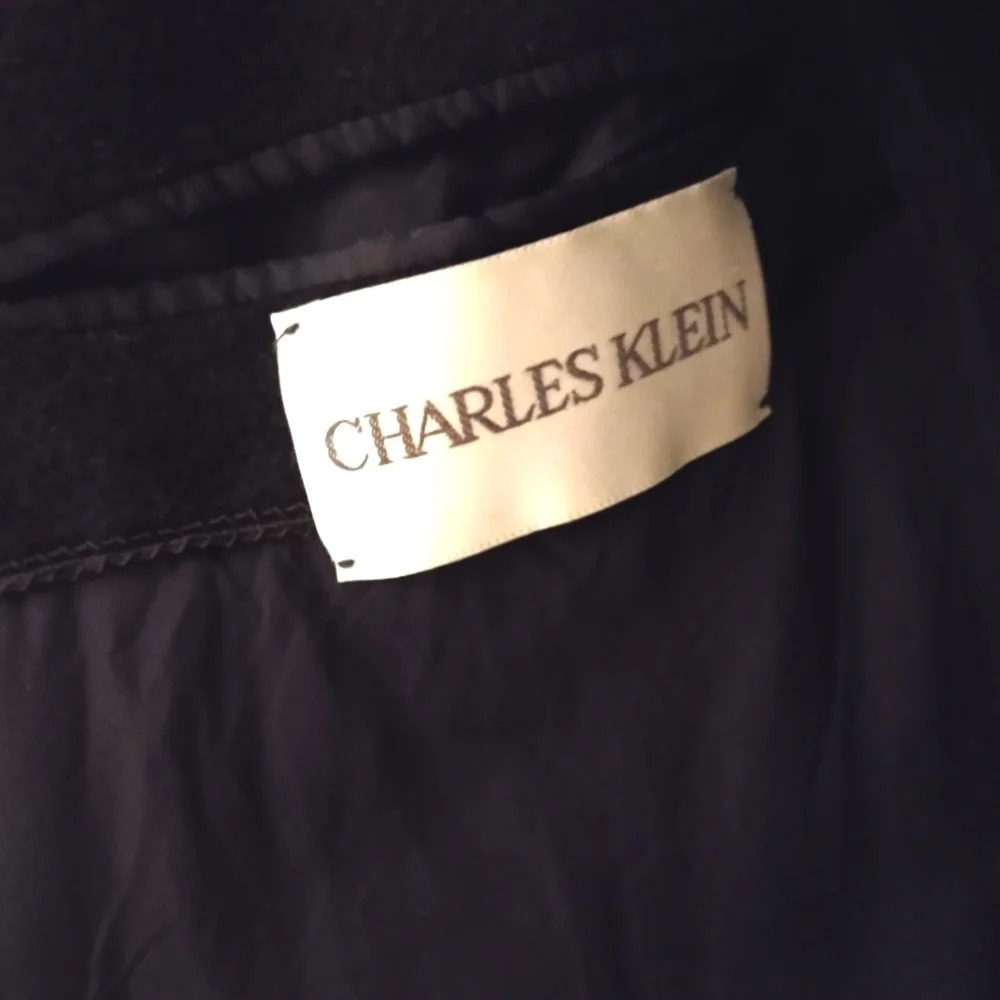 Charles klein wool/Cashmere overcoat - Picture 7 of 13